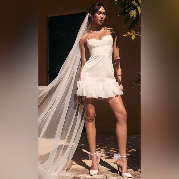 SELFIE LESLIE BUONA SERA HEM DECORATION DRESS - Picture 1 of 7